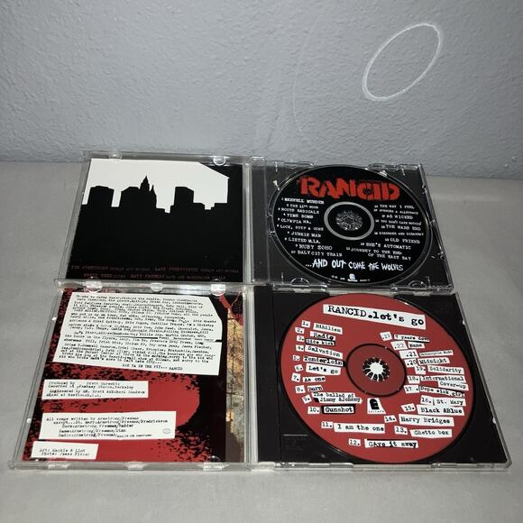 Cd Used Rancid And Out Come the Wolves / Let’s Go / Life Won’t Wait Lot See Pics - Picture 3 of 6